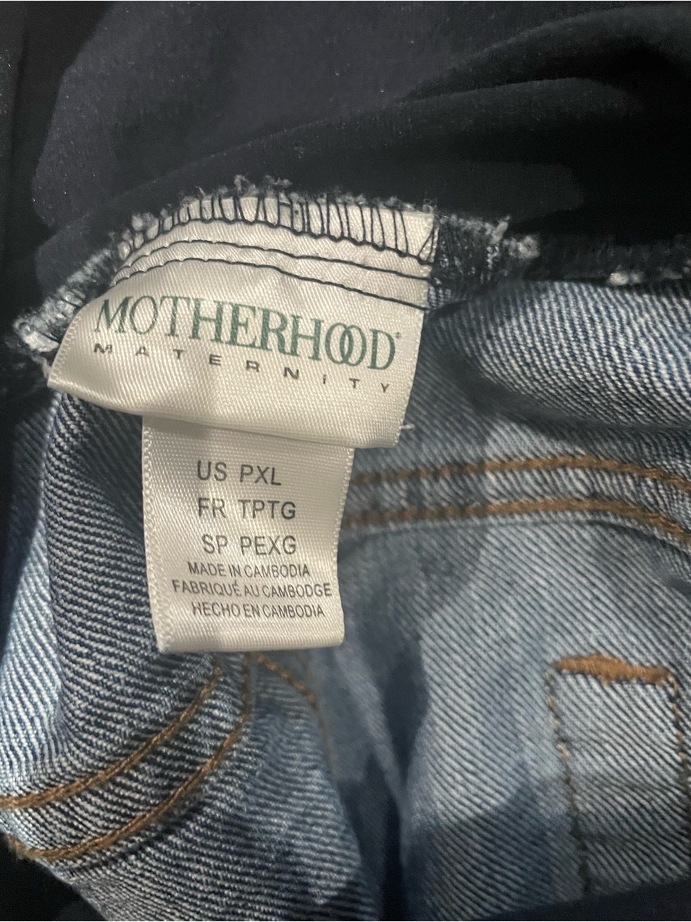 Motherhood Maternity Bootcut Jeans Size US PXL - Picture 2 of 3